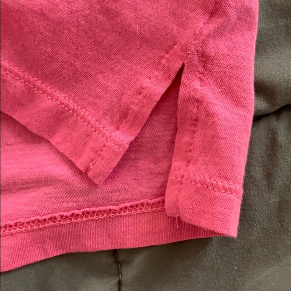GUC J.Crew Supima Cotton V-Neck Pink size small - Picture 4 of 5